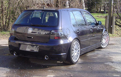 Fox passend fürVW Golf IV Endschalldämpfer Ausgang rechts/links Ø63,5mm - 1x90 Typ 17 rechts/links R32 Design