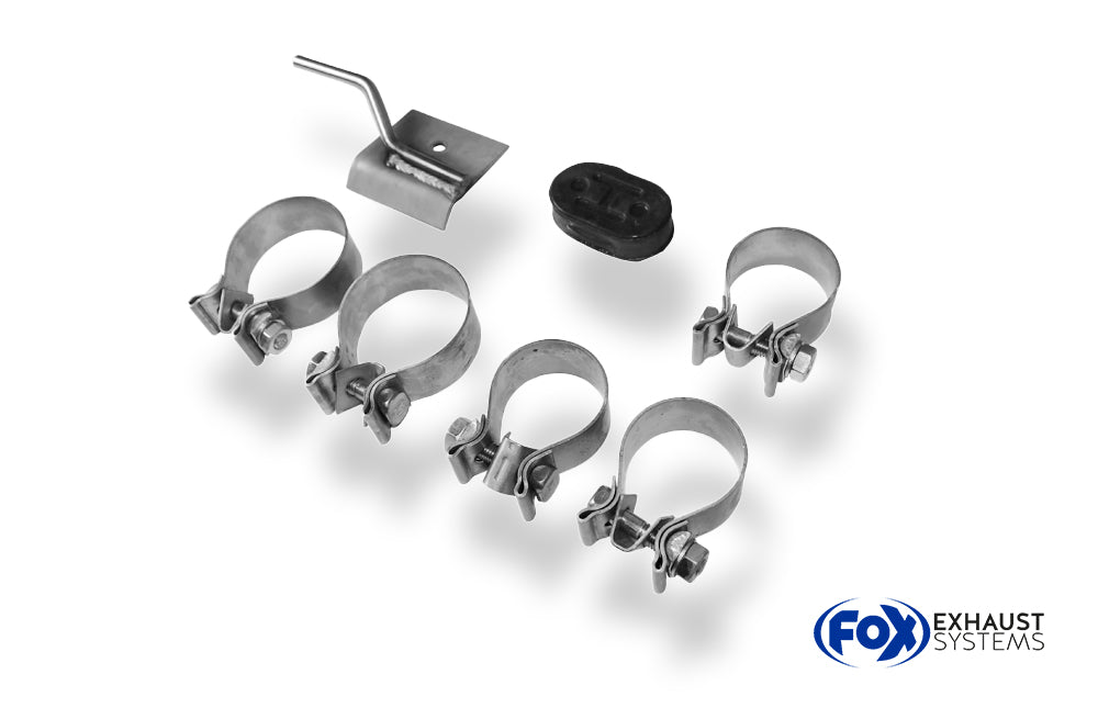 Fox passend fürVW Golf IV Endschalldämpfer Ausgang rechts/links Ø63,5mm - 1x90 Typ 17 rechts/links R32 Design