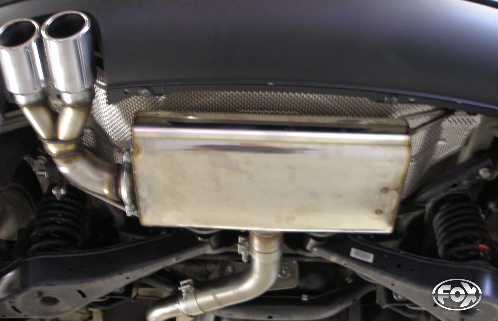 Fox passend für VW Golf V TSI Endschalldämpfer - 2x76 Typ 17