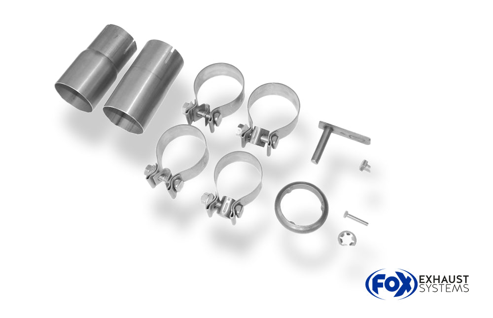 Fox passend fürSeat Altea XL 5P - Frontantrieb Endschalldämpfer einseitig - 2x80 Typ 17