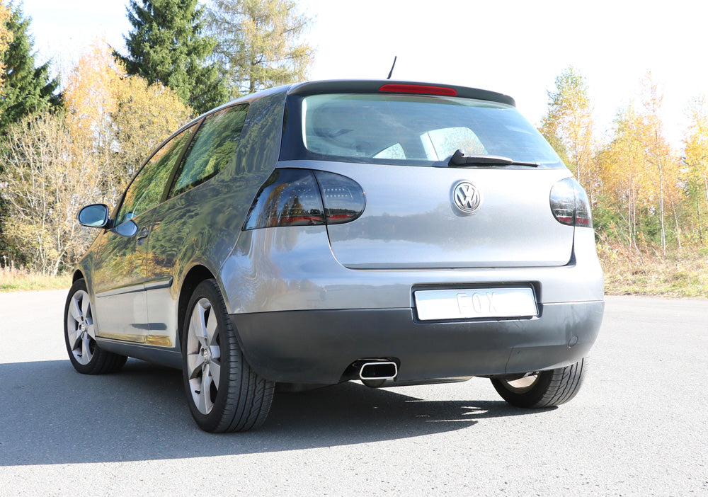 Fox passend für VW Golf V 4motion - 1K Endschalldämpfer Ø70mm - 145x65 Typ 59