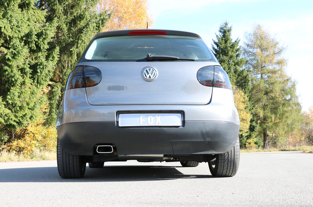 Fox passend fürVW Golf V 4motion - 1K Endschalldämpfer Ø70mm - 145x65 Typ 59