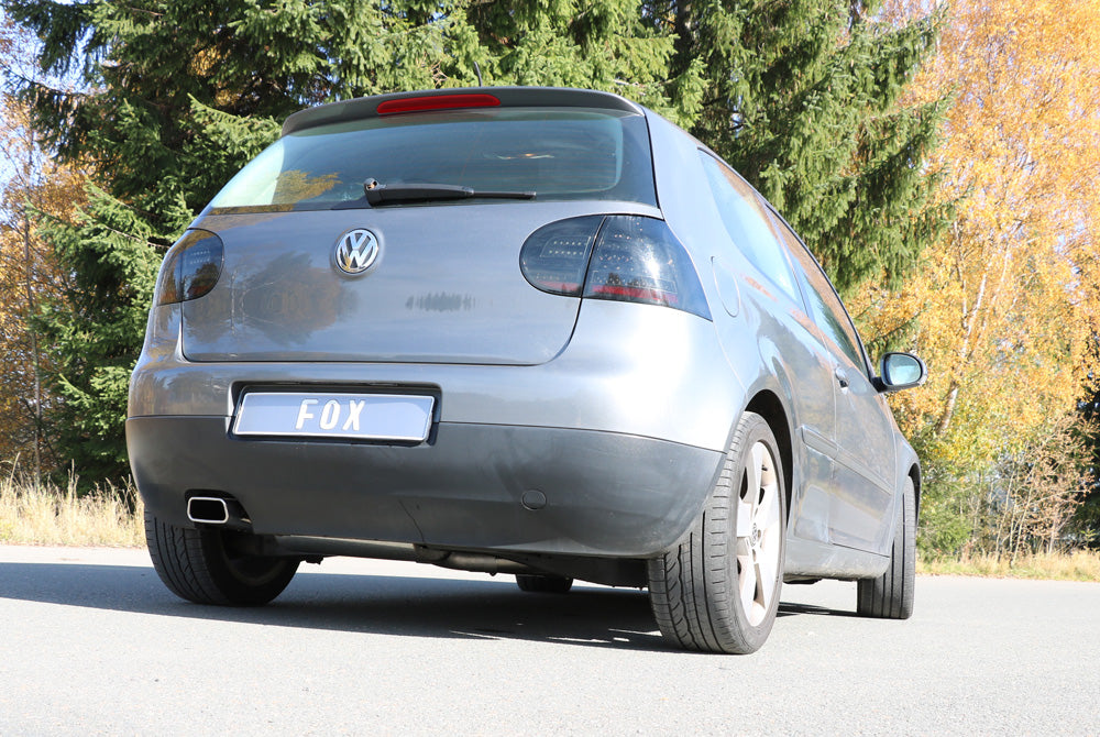 Fox passend fürVW Golf V 4motion - 1K Endschalldämpfer Ø70mm - 145x65 Typ 59