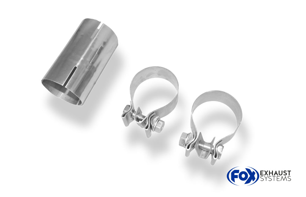 Fox passend fürVW Golf V R32 Endschalldämpfer Ausgang mittig - 2x100 Typ 16
