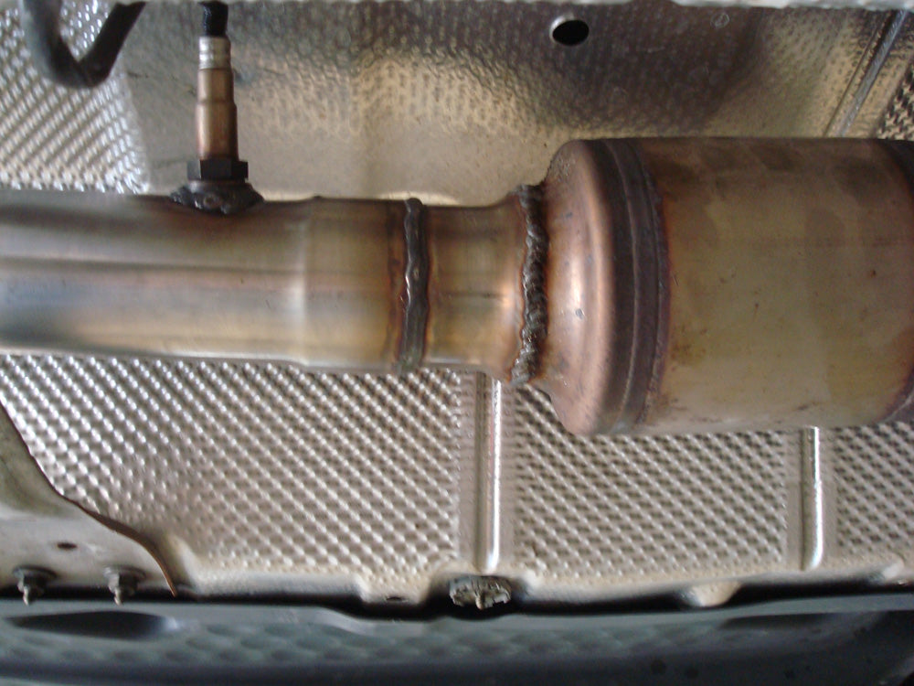 Fox passend fürVW Golf V GTI/ Eos 1F Verbindungsrohr Mittelschalldämpfer/KAT - Rohrdurchmesser: 70mm