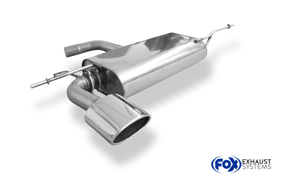 Fox passend fürVW Golf VI Endschalldämpfer einseitig - 140x90 Typ 32