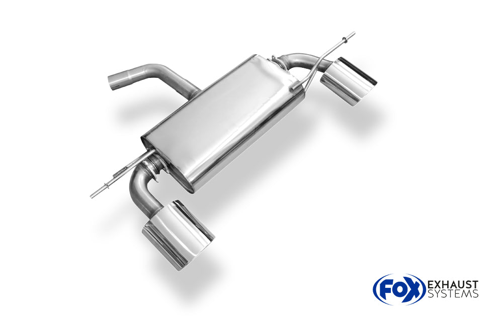 Fox passend für VW Golf VI Endschalldämpfer rechts/links - 140x90 Typ 32 rechts/links