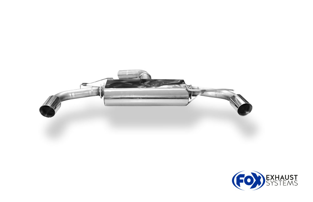 Fox passend für VW Golf VI Endschalldämpfer Ausgang rechts/links - 1x90 Typ 25 rechts/links