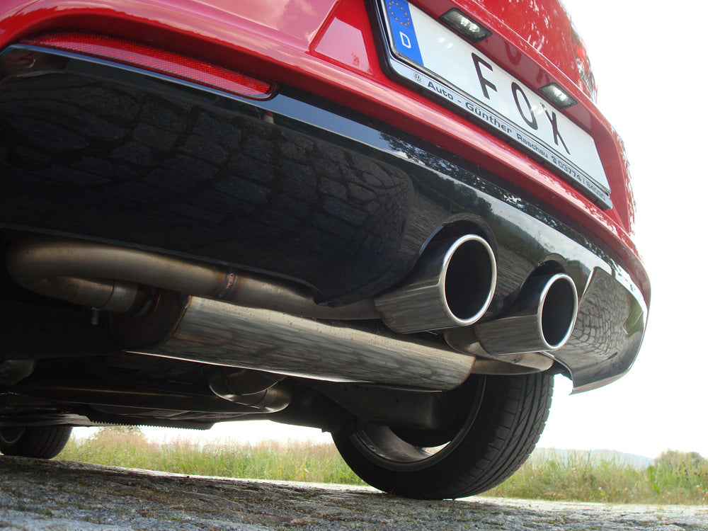 Fox passend fürVW Golf VI R 4motion Endschalldämpfer Ausgang mittig - 2x100 Typ 16