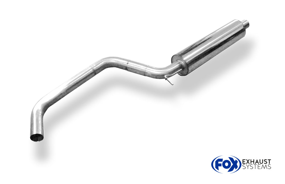 Fox passend fürSeat Leon 5F - Starre Hinterachse Vorschalldämpfer