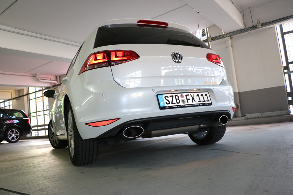 Fox passend fürVW Golf VII  - Einzelradaufhängung Endschalldämpfer rechts/links - 160x90 Typ 38 rechts/links
