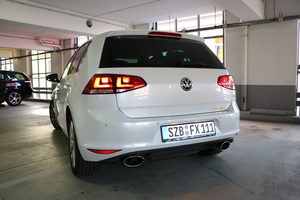 Fox passend fürVW Golf VII - mit starrer Hinterachse Endschalldämpfer rechts/links - 160x90 Typ 38 rechts/links