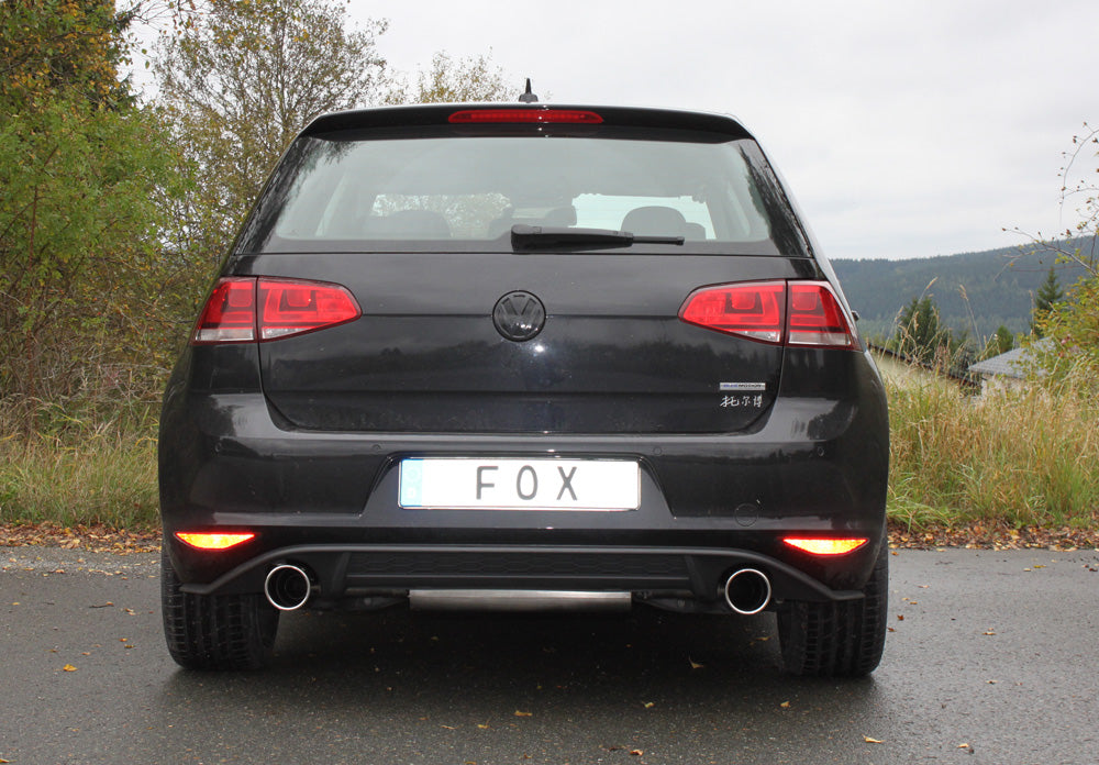 Fox passend fürVW Golf VII - 2,0l GTI Endschalldämpfer rechts/links - 1x100 Typ 16 rechts/links
