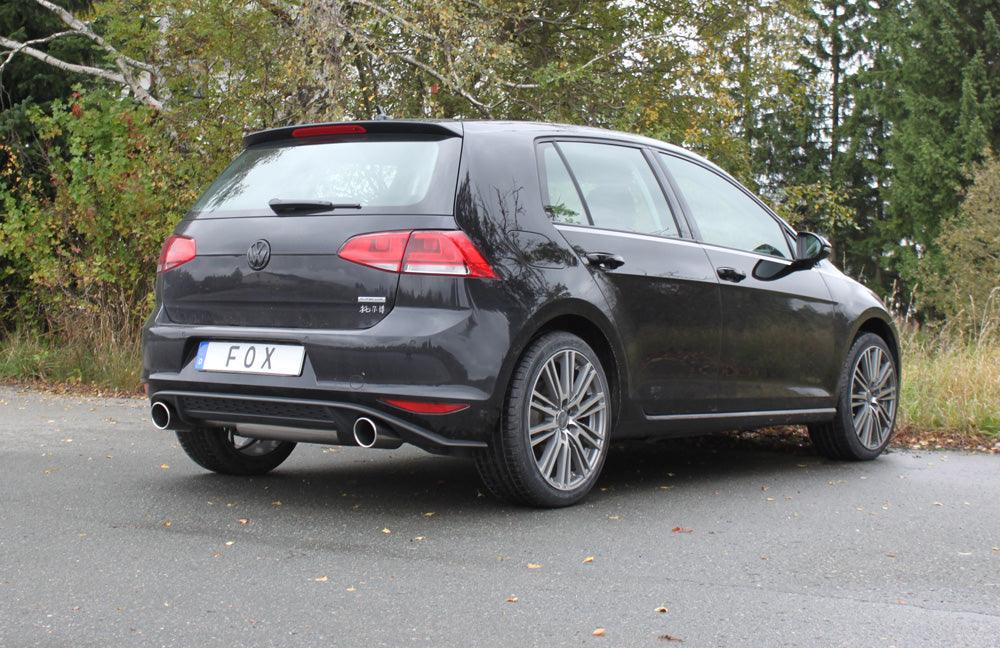 Fox passend fürVW Golf VII - 2,0l GTI Endschalldämpfer rechts/links - 1x100 Typ 16 rechts/links