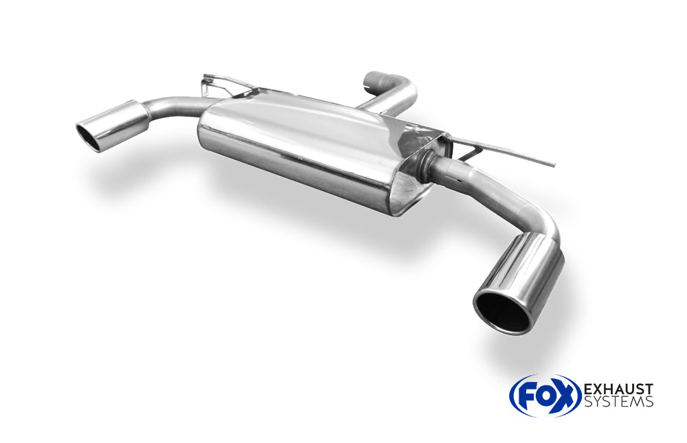Fox passend fürVW Golf VII - starre Hinterachse - GTI-Optik Endschalldämpfer rechts/links - 1x90 Typ 16 rechts/links