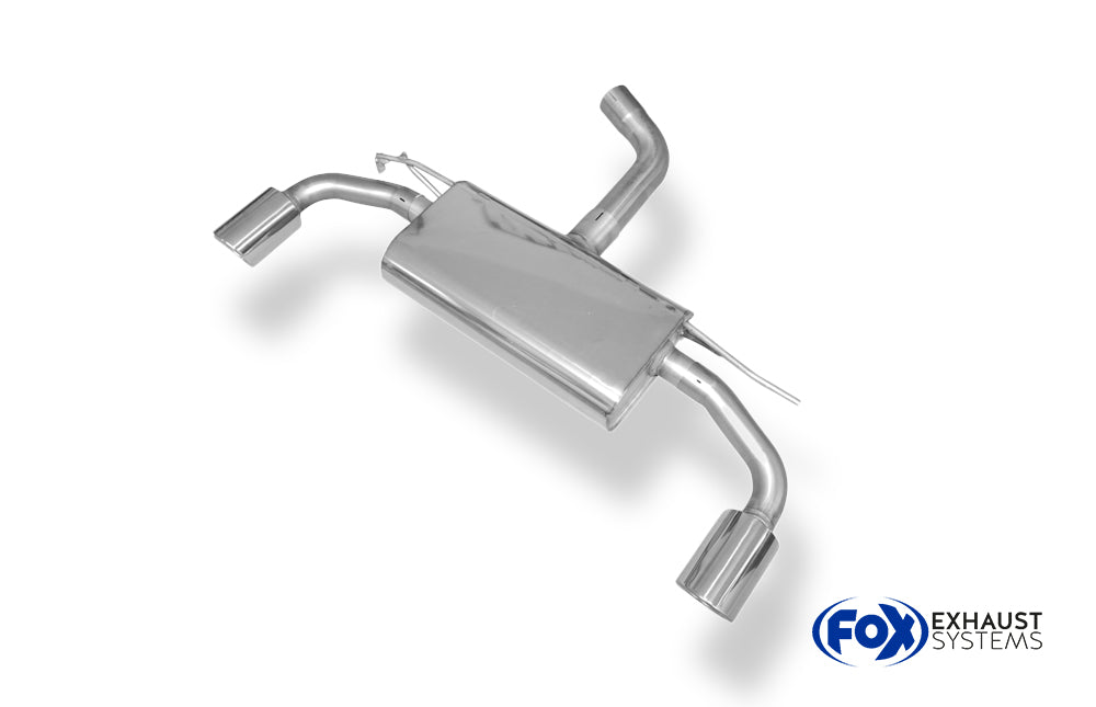 Fox passend für VW Golf VII Facelift starre Hinterachse Endschalldämpfer rechts/links - 1x100 Typ 16 rechts/links