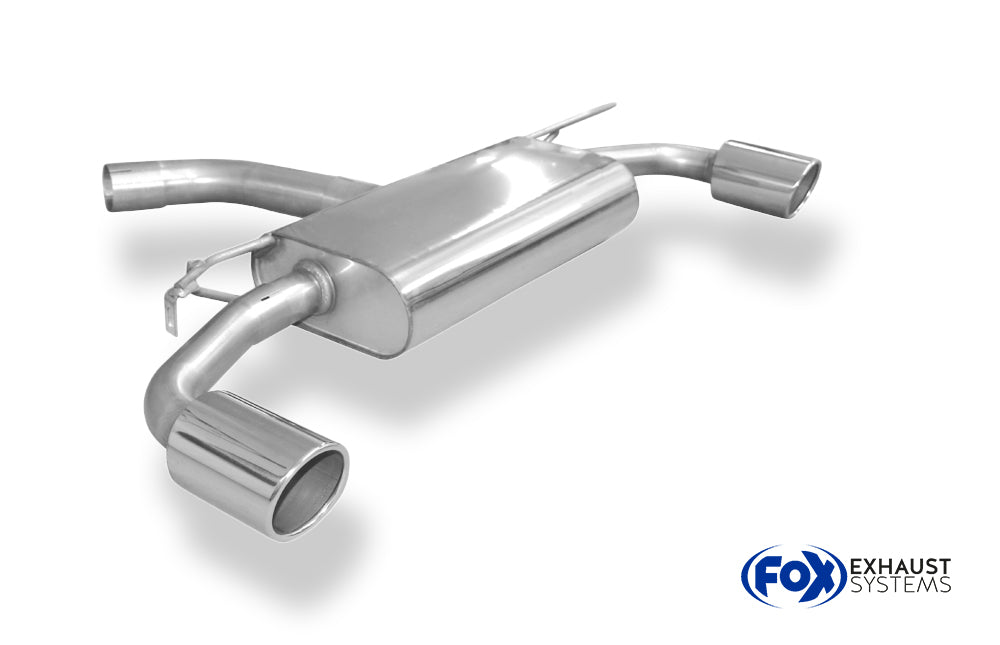 Fox passend fürVW Golf VII Facelift starre Hinterachse Endschalldämpfer rechts/links - 1x100 Typ 16 rechts/links