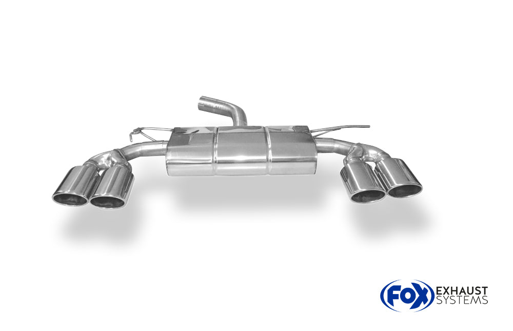 Fox passend für VW Golf VII Facelift Einzelradaufhängung Endschalldämpfer rechts/links - 2x115x85 Typ 32 rechts/links