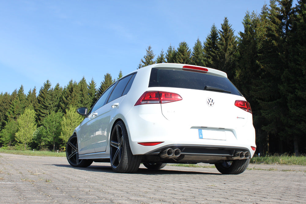 Fox passend fürVW Golf VII 4-Motion Endschalldämpfer quer Ausgang rechts/links - 2x80 Typ 25 rechts/links