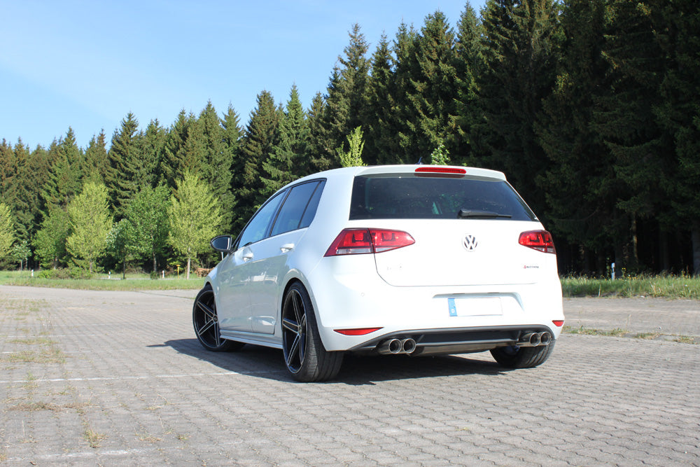 Fox passend fürVW Golf VII 4-Motion Endschalldämpfer quer Ausgang rechts/links - 2x80 Typ 25 rechts/links