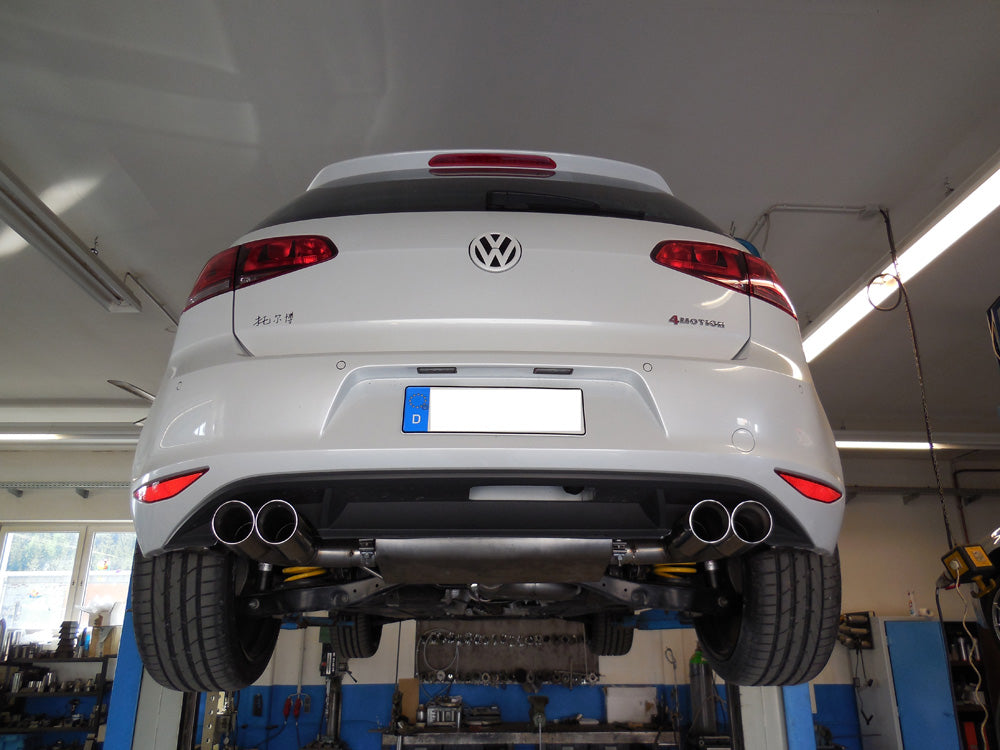 Fox passend fürVW Golf VII 4-Motion Endschalldämpfer quer Ausgang rechts/links - 2x80 Typ 25 rechts/links