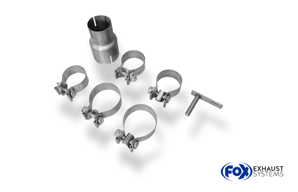 Fox passend fürVW Golf VII 4-Motion Endschalldämpfer quer Ausgang rechts/links - 2x80 Typ 25 rechts/links