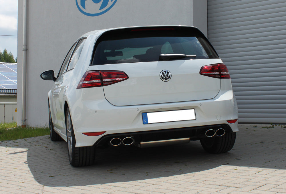Fox passend fürVW Golf VII 4-Motion R-Optik Endschalldämpfer quer Ausgang rechts/links - 2x115x85 Typ 32 rechts/links