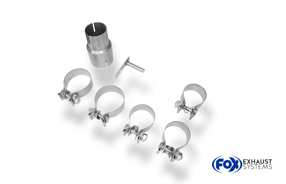 Fox passend fürVW Golf VII 4-Motion R-Optik Endschalldämpfer quer Ausgang rechts/links - 2x115x85 Typ 32 rechts/links