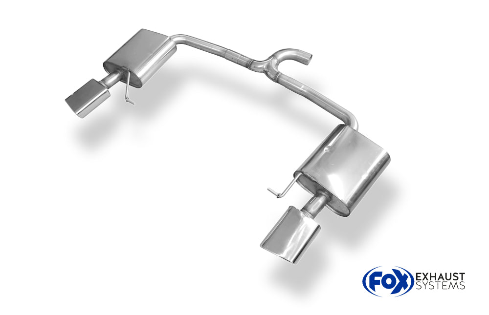 Fox passend für VW Golf VII Variant 4-Motion Alltrack Endschalldämpfer rechts/links - 145x65 Typ 59 rechts/links