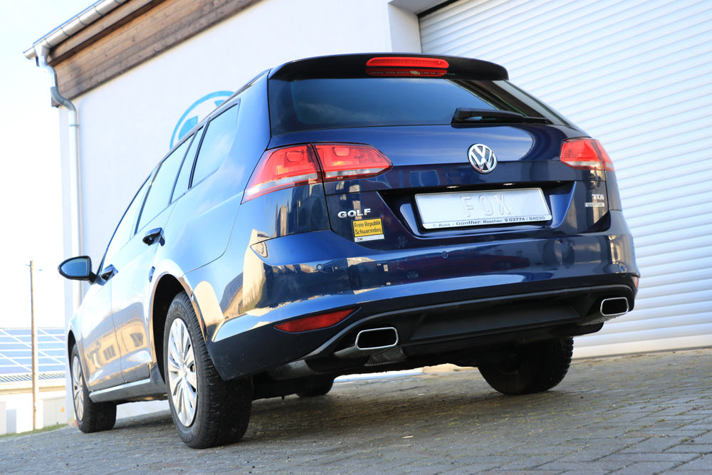 Fox passend fürVW Golf VII Variant 4-Motion Endschalldämpfer rechts/links - 145x65 Typ 59 rechts/links