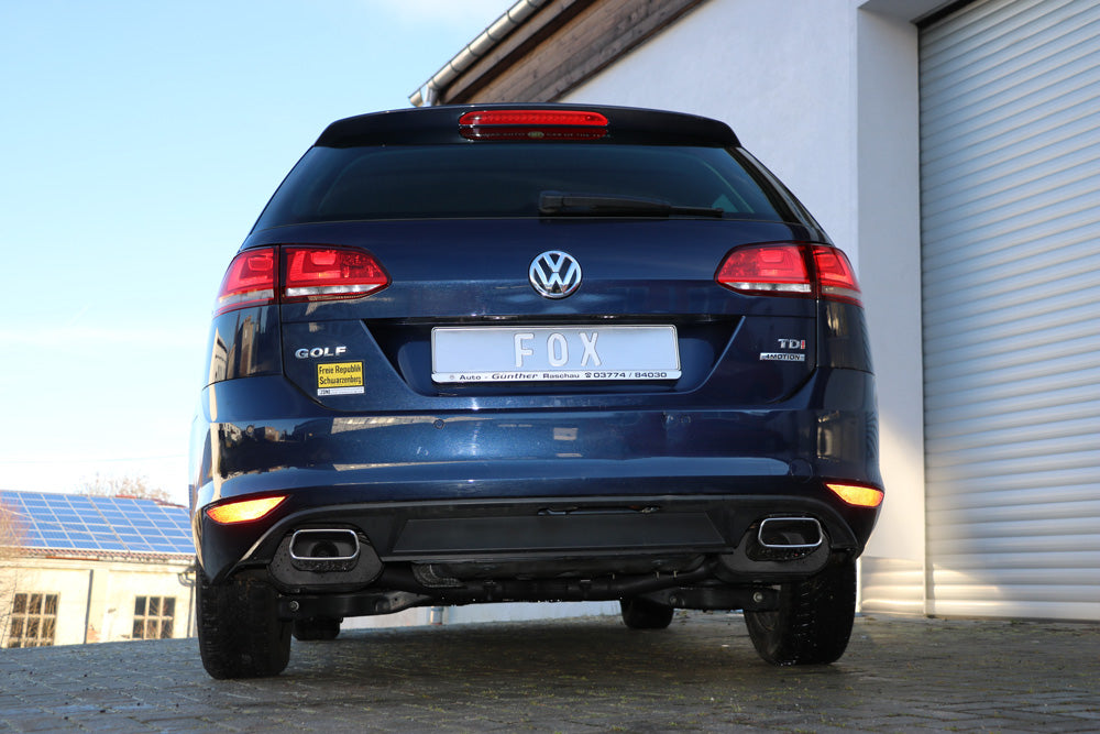 Fox passend fürVW Golf VII Variant 4-Motion Endschalldämpfer rechts/links - 145x65 Typ 59 rechts/links