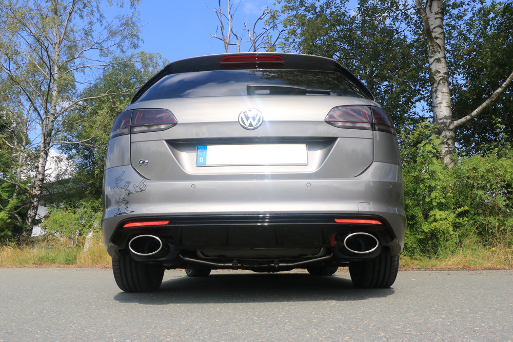 Fox passend fürVW Golf VII Variant R - 4-Motion Endschalldämpfer rechts/links - 160x90 Typ 38 rechts/links