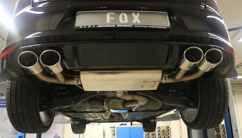 Fox passend fürVW Golf VII R - 4-Motion Endschalldämpfer rechts/links - 2x115x85 Typ 44 rechts/links