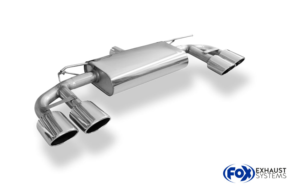 Fox passend fürVW Golf VII R - 4-Motion Endschalldämpfer rechts/links - 2x115x85 Typ 44 rechts/links