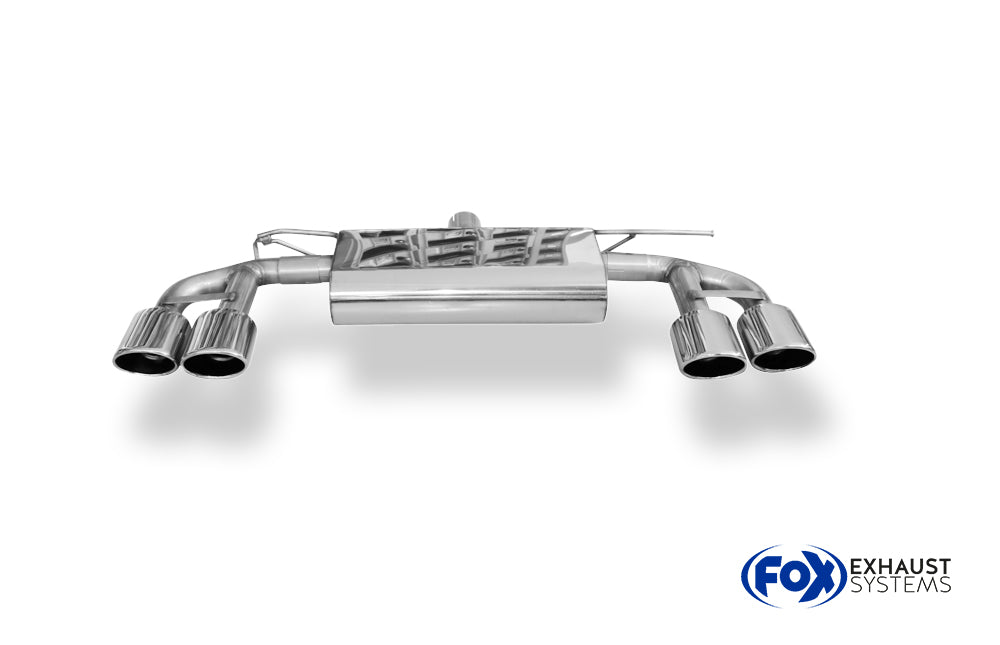 Fox passend für VW Golf VII R - 4-Motion Endschalldämpfer rechts/links - 2x115x85 Typ 44 rechts/links