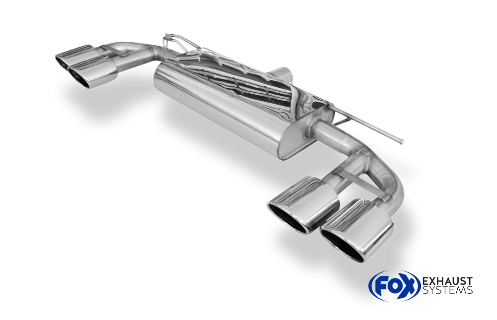 Fox passend fürVW Golf VII R - 4-Motion Endschalldämpfer rechts/links - 2x115x85 Typ 44 rechts/links