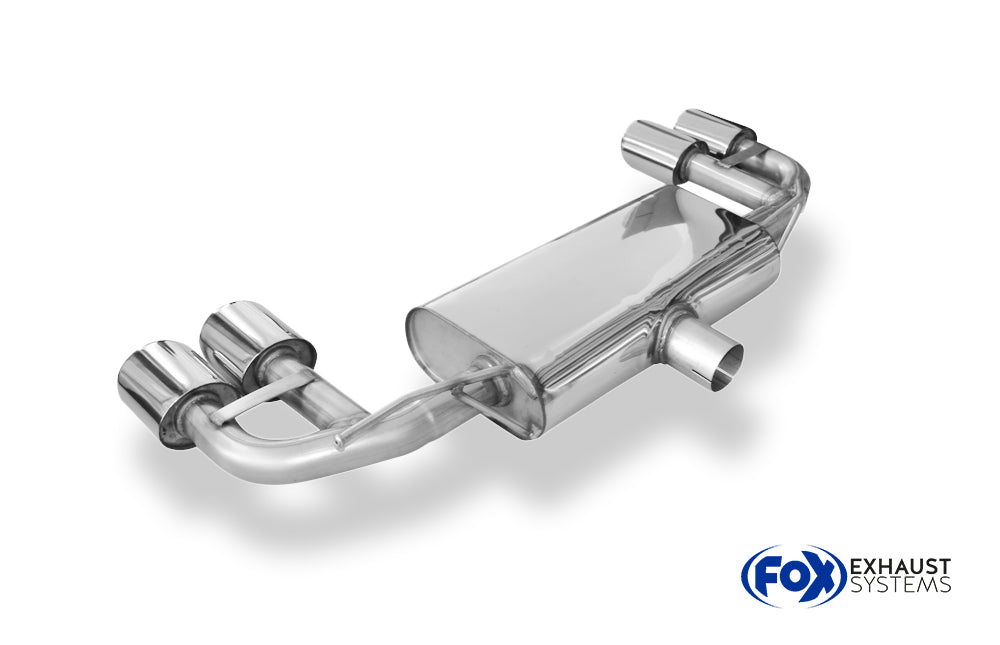 Fox passend fürVW Golf VII R - 4-Motion Endschalldämpfer rechts/links - 2x115x85 Typ 44 rechts/links