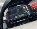 Fox passend für VW Golf 8 GTD Endschalldämpfer Ausgang rechts/links - 2x100 Typ 16x rechts/links (das X steht für den besonderen Einsatz im Endrohr)