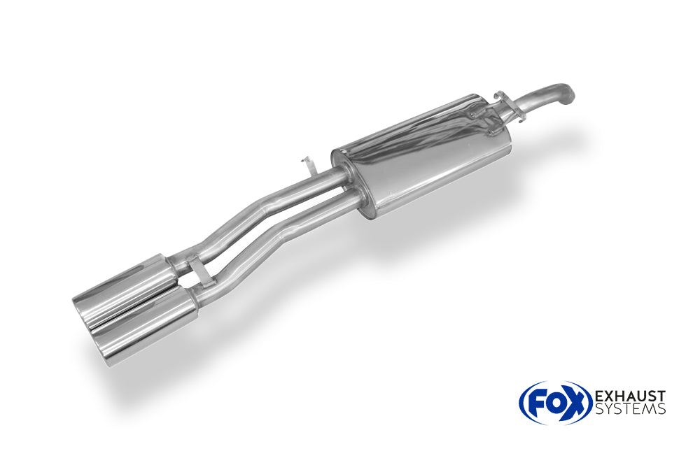 Fox passend fürVW Jetta II 19E Endschalldämpfer - 2x80 Typ 13