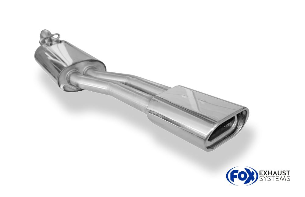 Fox passend fürVW Jetta II 19E Endschalldämpfer - 135x80 Typ 53