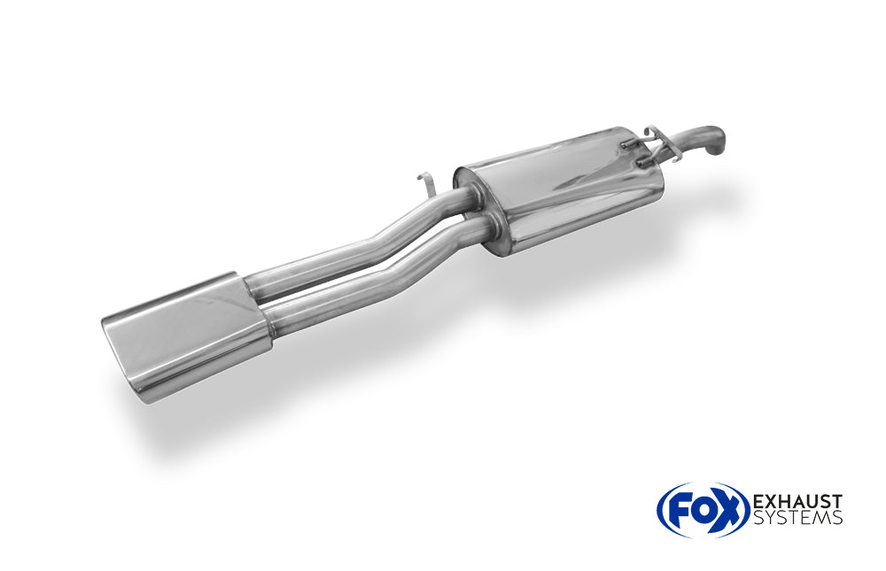 Fox passend fürVW Jetta II 19E Endschalldämpfer - 135x80 Typ 53