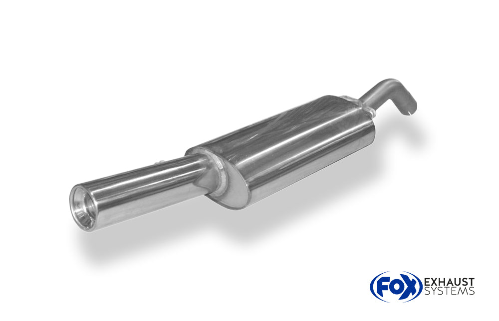 Fox passend fürVW Corrado G60 Endschalldämpfer Ø55mm - 1x90 Typ 13