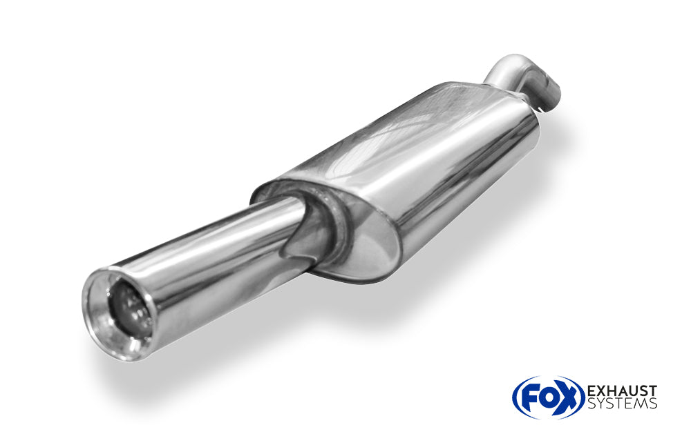 Fox passend fürVW Corrado G60 Endschalldämpfer Ø55mm - 1x90 Typ 13