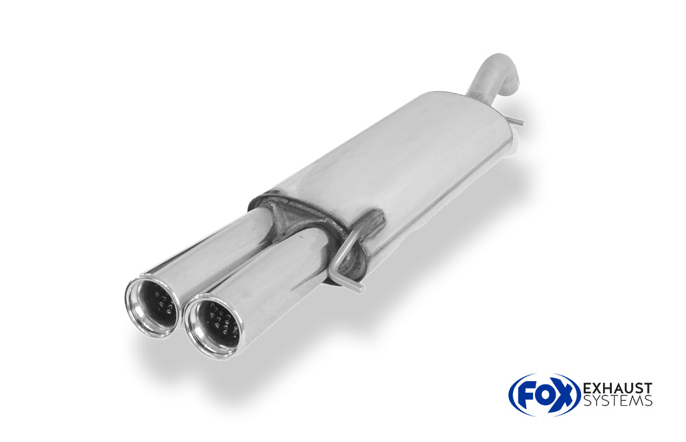 Fox passend fürVW Corrado 16V/ VR6 Endschalldämpfer - 2x76 Typ 13