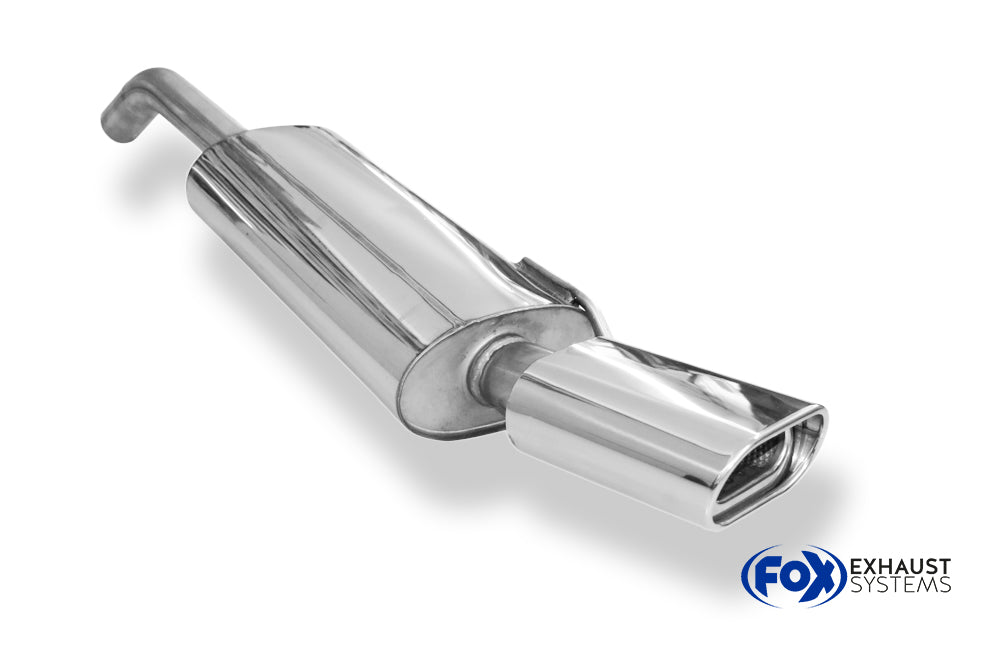 Fox passend fürVW Corrado 16V/ VR6 Endschalldämpfer - 135x80 Typ 53