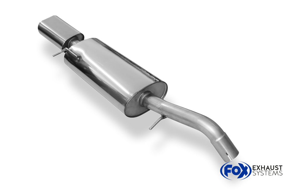 Fox passend fürVW Corrado 16V/ VR6 Endschalldämpfer - 135x80 Typ 53