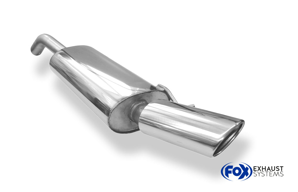Fox passend fürVW Corrado 16V/ VR6 Endschalldämpfer - 115x85 Typ 44