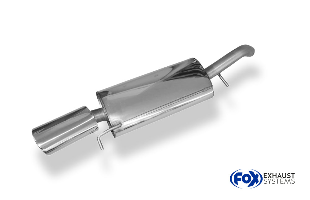 Fox passend fürVW Corrado 16V/ VR6 Endschalldämpfer - 115x85 Typ 44