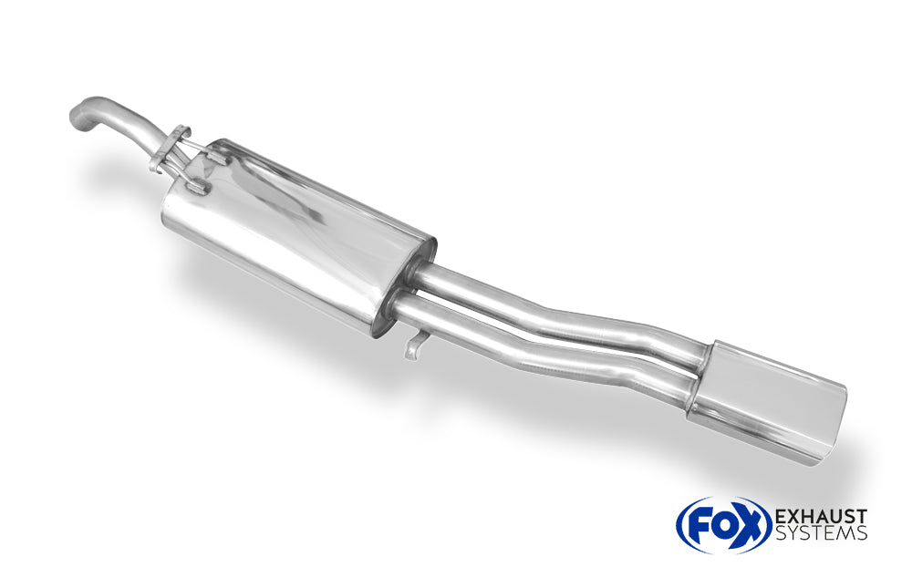 Fox passend fürVW Vento Endschalldämpfer - 135x80 Typ 53