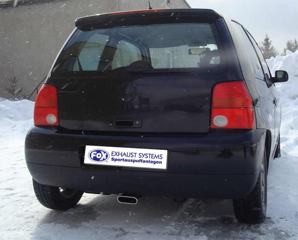 Fox passend für VW Lupo 6X Endschalldämpfer Ausgang mittig - 130x50 Typ 52
